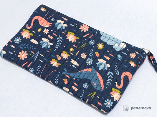 Tropical Flamingo Quick pack Pouch