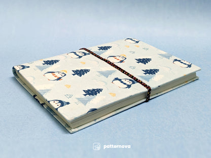 Penguin Print Artful Fabric Journal