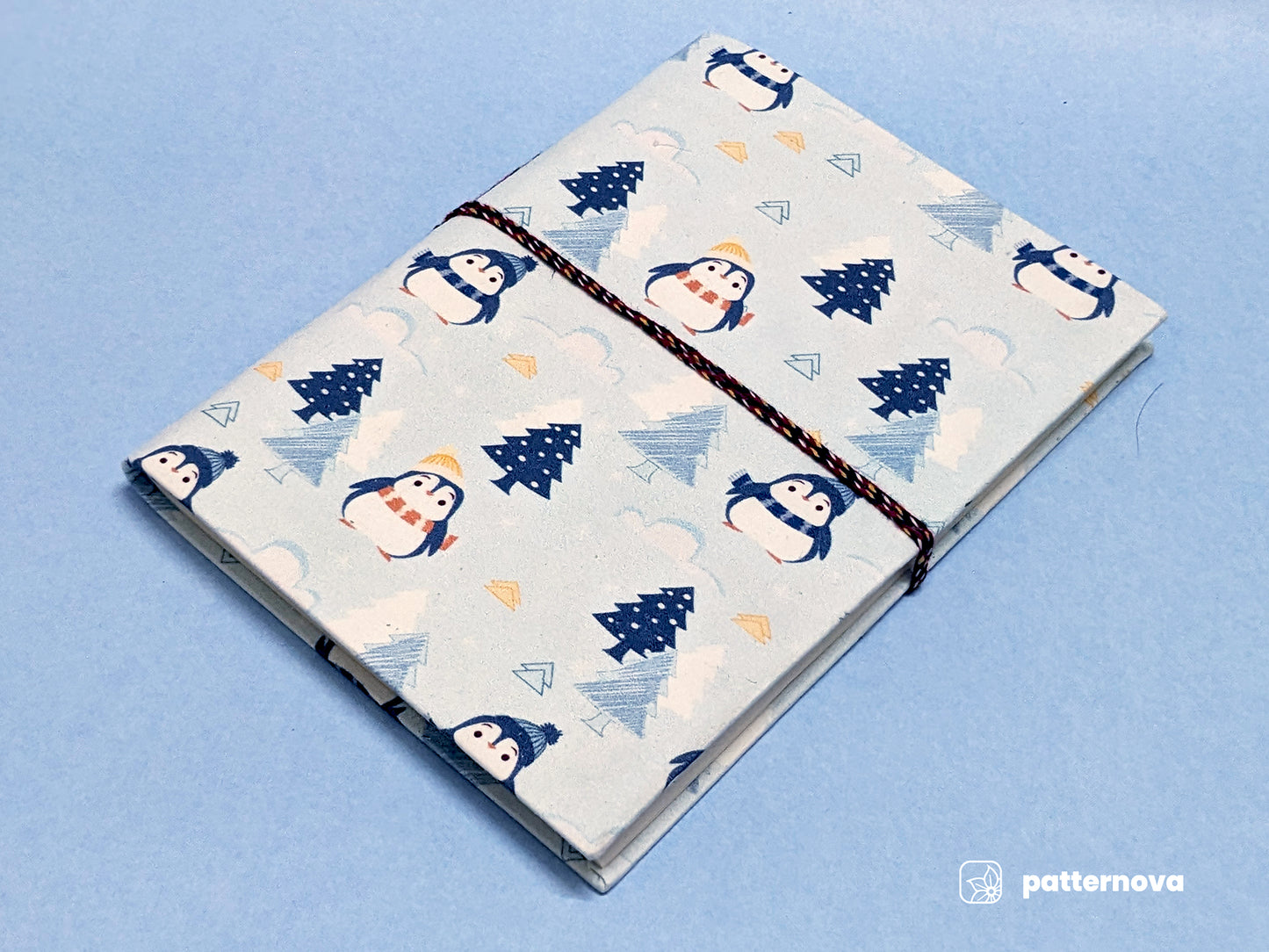 Penguin Print Artful Fabric Journal