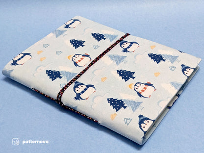 Penguin Print Artful Fabric Journal